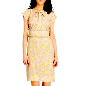 Tory Burch Pink and Yellow Dress